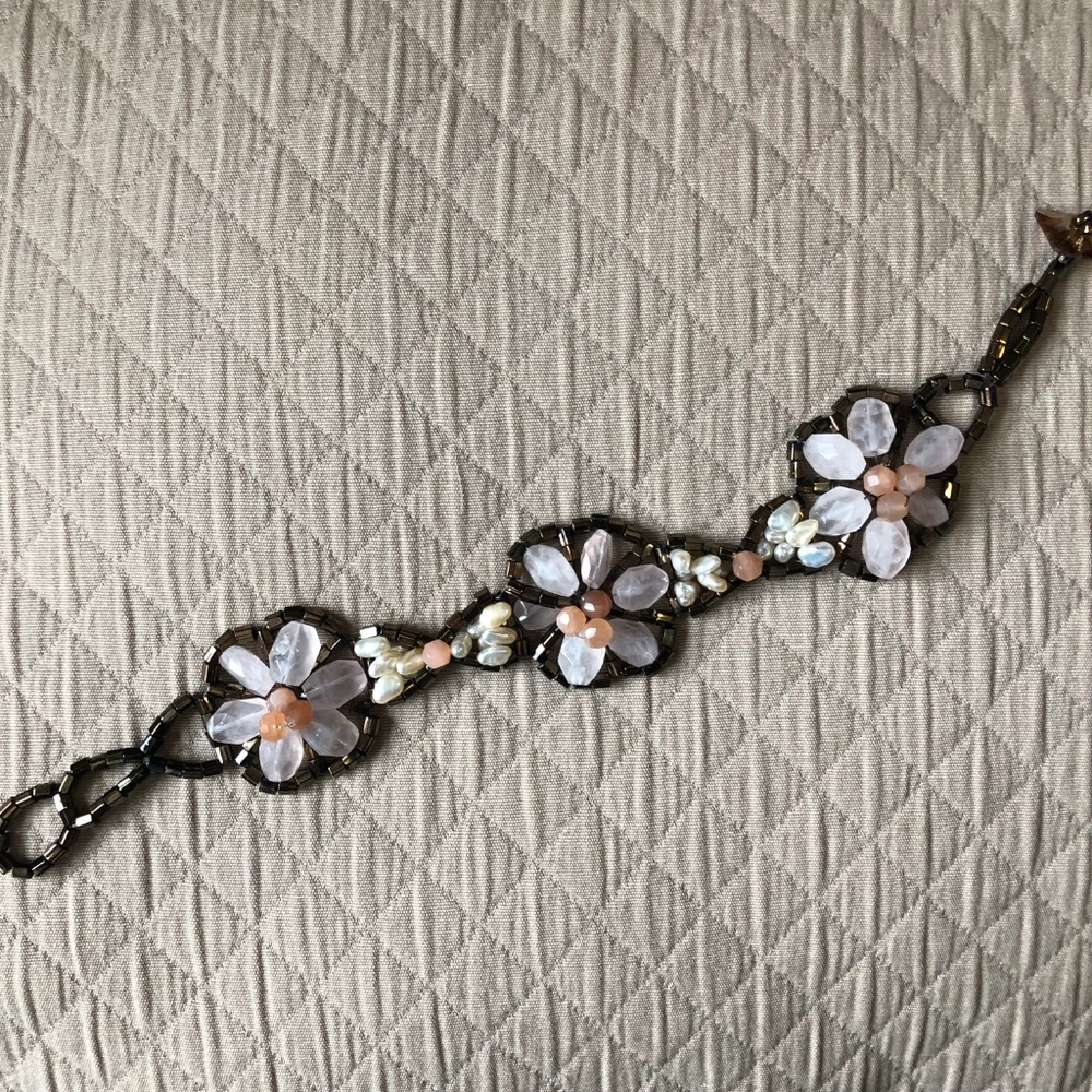 Handmade Beaded Bracelet - Picture 2 of 3